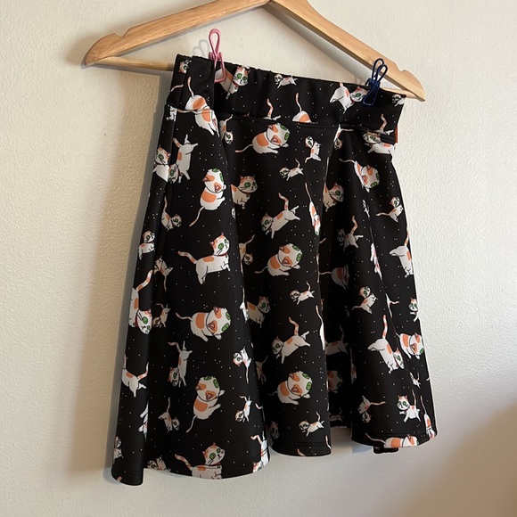 Might Fine Adult Swim Rick And Morty Void Cats Skater Skirt - Picture 4 of 4